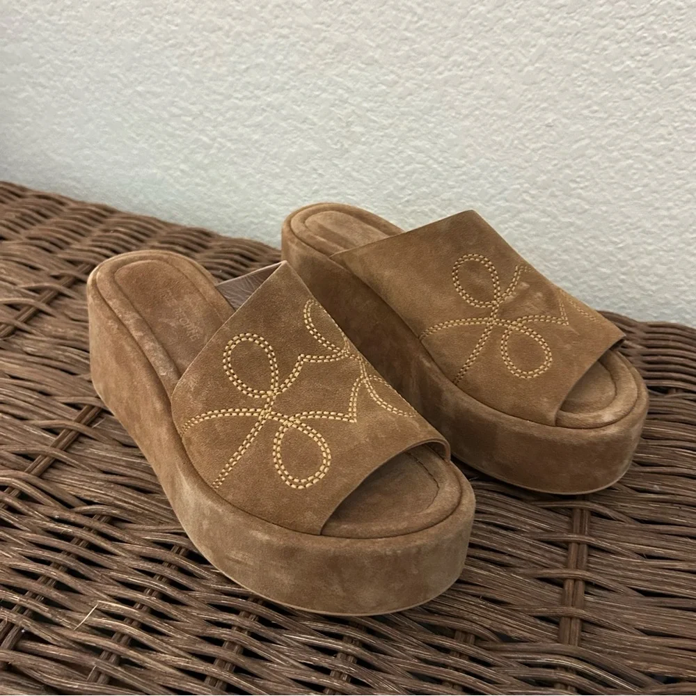 New Free People Haven Western Flatform Sandals - Picture 4 of 7